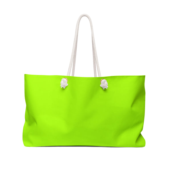 Weekender Tote Bag in Lime