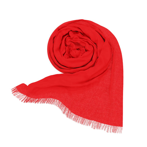 Red Lightweight Scarf