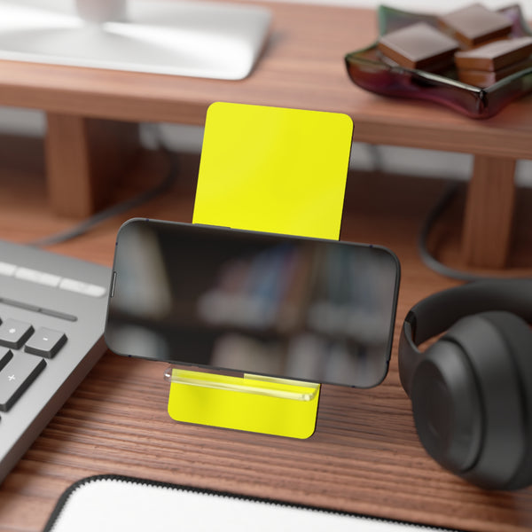 Yellow Mobile Smartphone Display Stand Holder