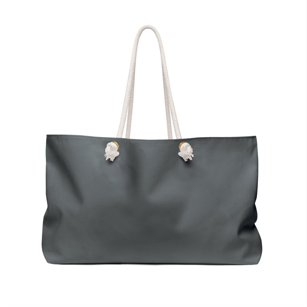 Weekender Tote Bag in Gray