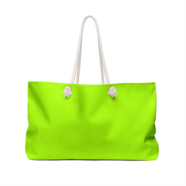 Weekender Tote Bag in Lime