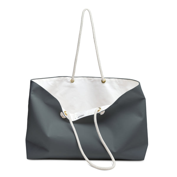 Weekender Tote Bag in Gray