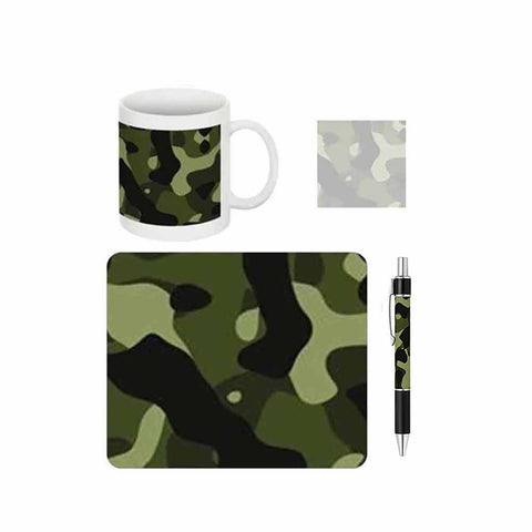 Camouflage Desk Gift Set