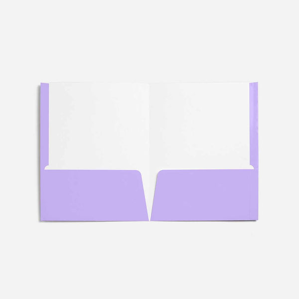 Lavender Presentation Folders