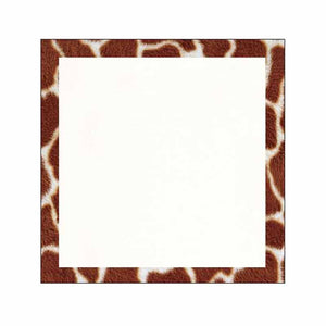 Giraffe Print Border Post-It® Sticky Notes - Blank or Personalized –  Stationery Creations