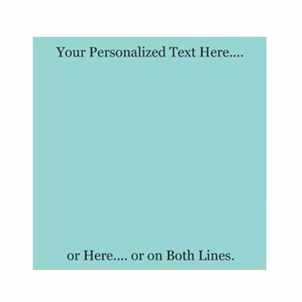 Misty Blue Post-It® Sticky Notes - Blank or Personalized